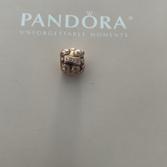 Pandora 14k rose gold plated Love & Family, charm - Picture 3 of 4